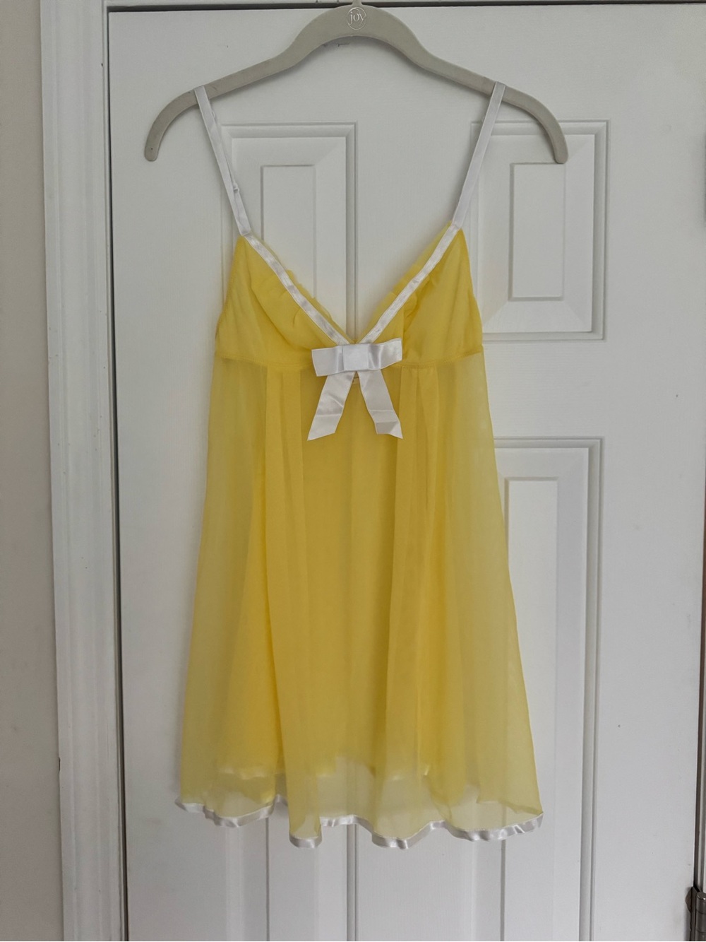 Victoria's Secret Y2K Vintage Yellow Sabrina Carpenter Babydoll Dress Size M